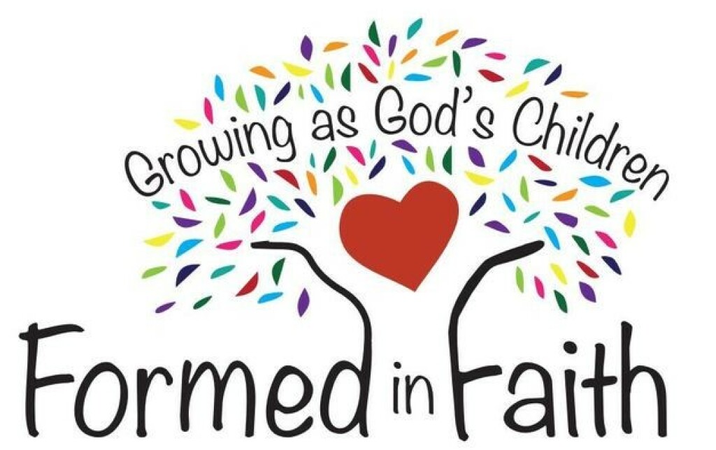 Growing as God's Children Formed in Faith graphic for St. Mary's Star of the Sea Holy Savior Catholic Church